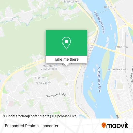 Enchanted Realms map