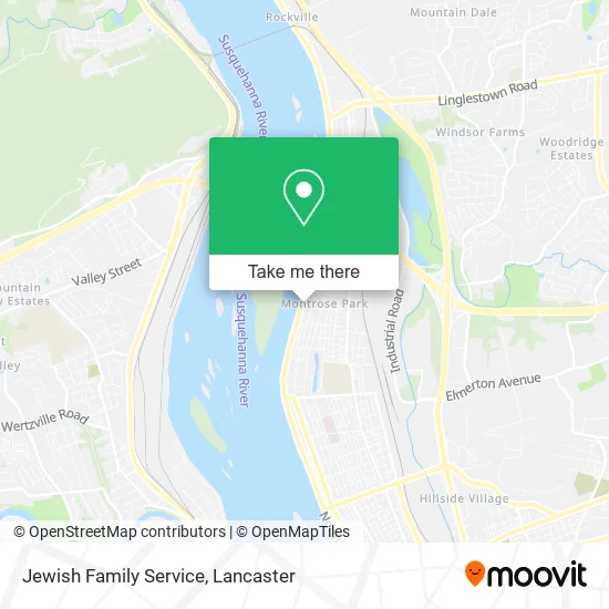 Jewish Family Service map