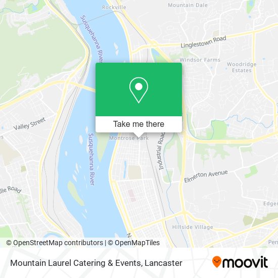 Mapa de Mountain Laurel Catering & Events