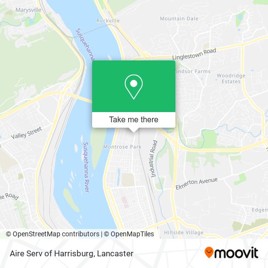 Aire Serv of Harrisburg map