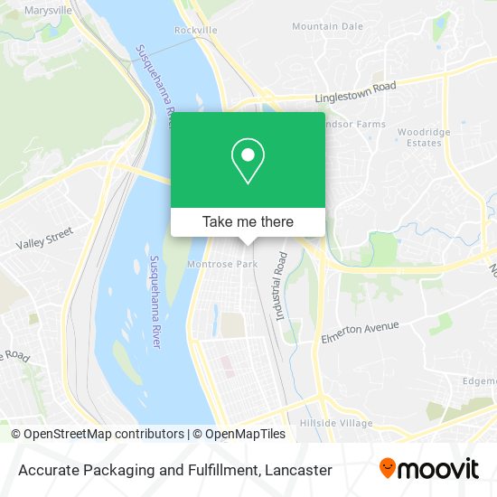 Accurate Packaging and Fulfillment map