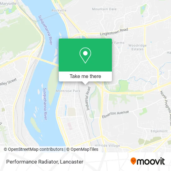 Performance Radiator map