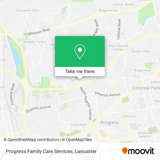 Mapa de Progress Family Care Services