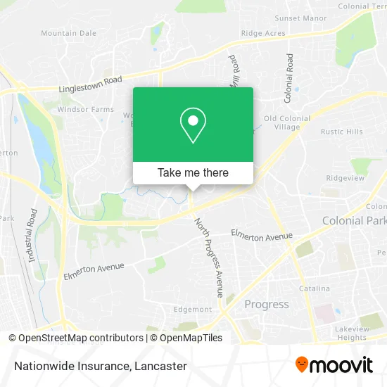 Nationwide Insurance map