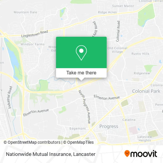 Nationwide Mutual Insurance map