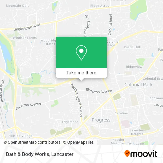 Bath & Body Works map