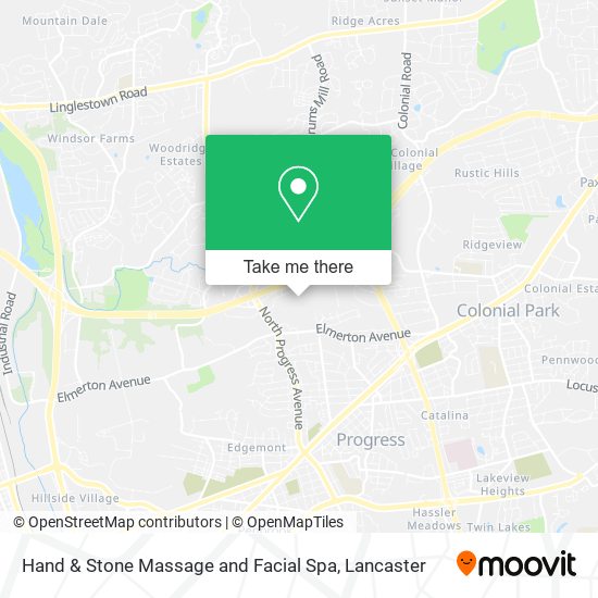 Hand & Stone Massage and Facial Spa map