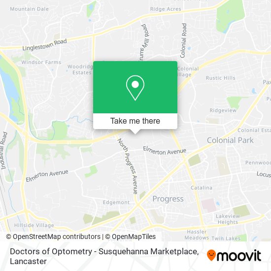 Doctors of Optometry - Susquehanna Marketplace map