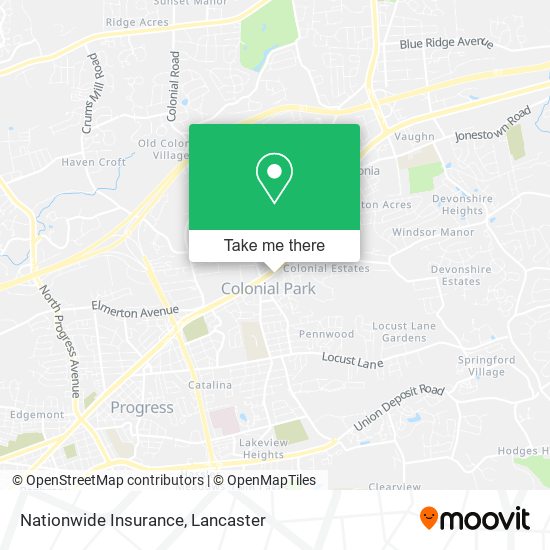 Nationwide Insurance map