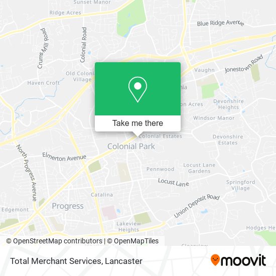 Total Merchant Services map