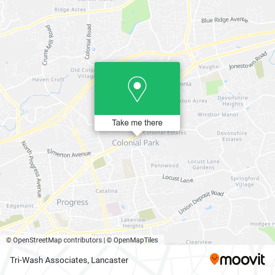 Mapa de Tri-Wash Associates