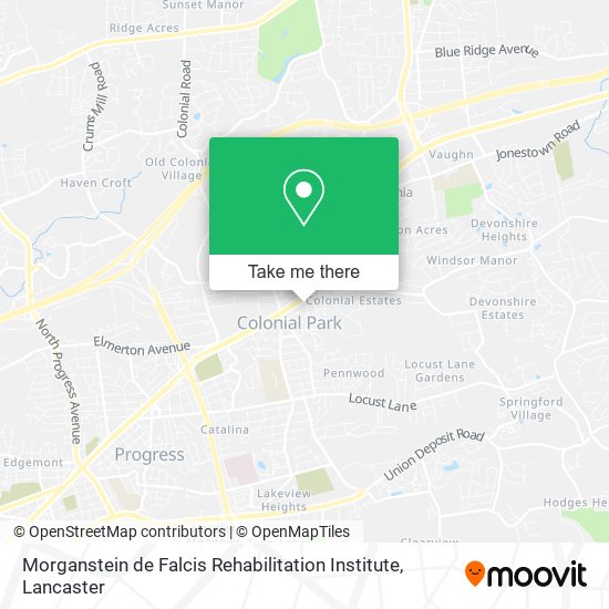 Morganstein de Falcis Rehabilitation Institute map