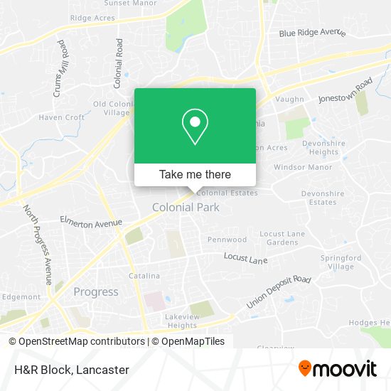 Mapa de H&R Block