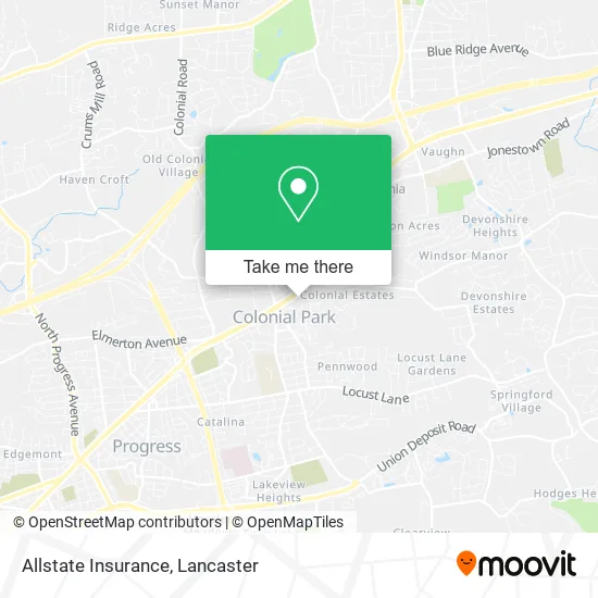 Allstate Insurance map
