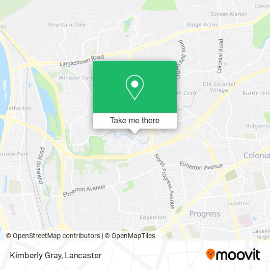 Mapa de Kimberly Gray