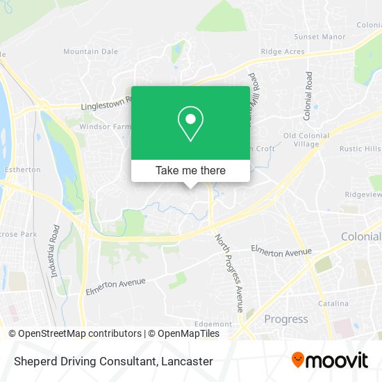 Sheperd Driving Consultant map