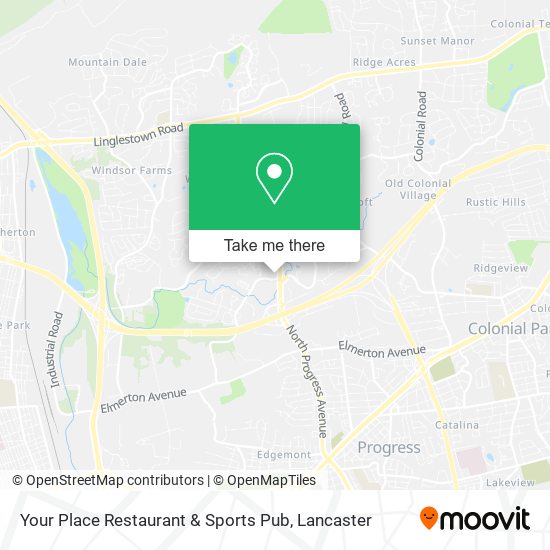 Mapa de Your Place Restaurant & Sports Pub