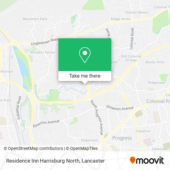 Mapa de Residence Inn Harrisburg North