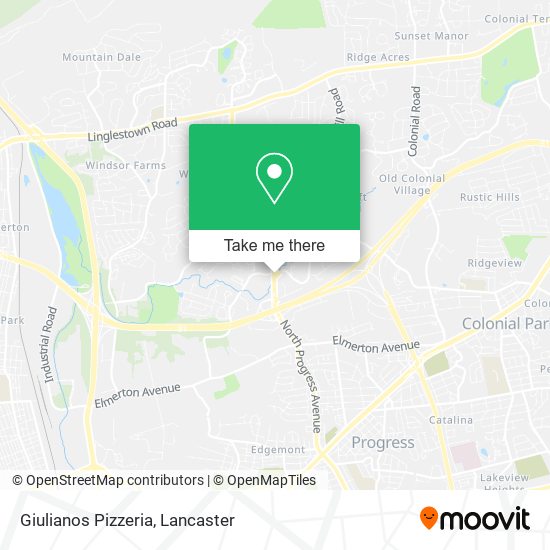Giulianos Pizzeria map