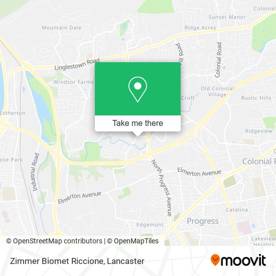 Mapa de Zimmer Biomet Riccione