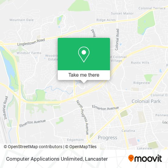 Computer Applications Unlimited map