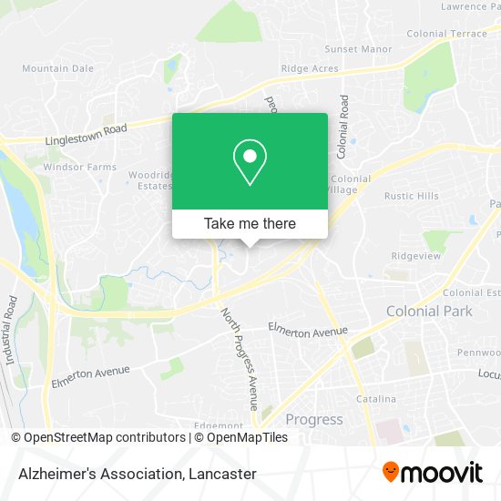 Mapa de Alzheimer's Association