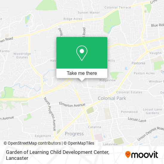 Mapa de Garden of Learning Child Development Center