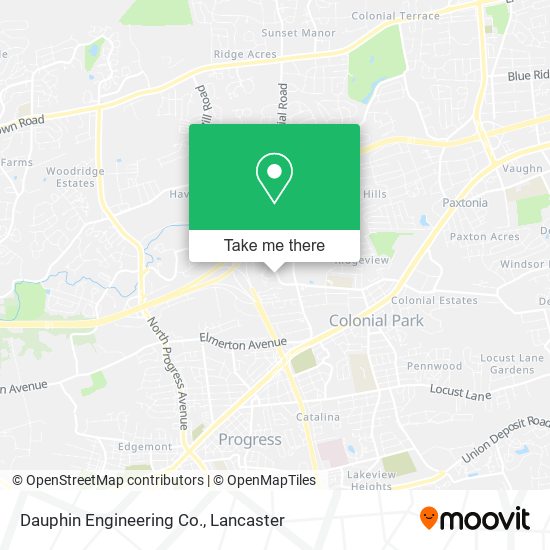 Dauphin Engineering Co. map