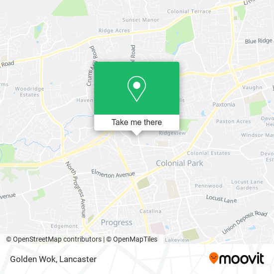 Mapa de Golden Wok
