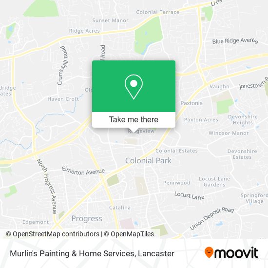 Murlin's Painting & Home Services map