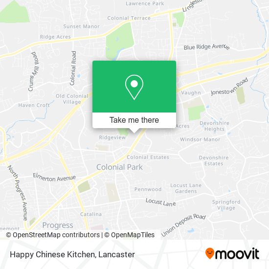 Mapa de Happy Chinese Kitchen