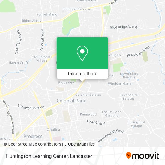 Huntington Learning Center map
