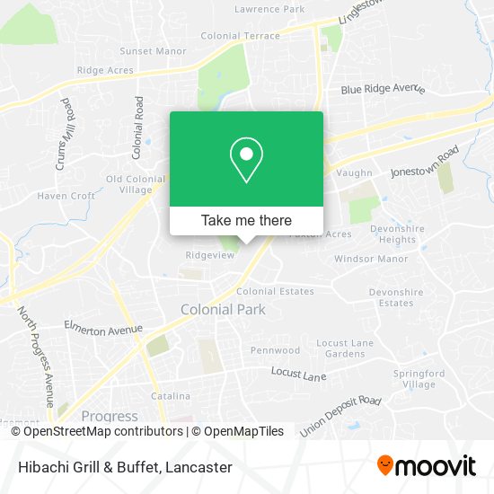 Hibachi Grill & Buffet map