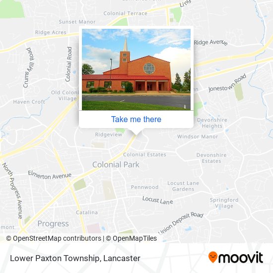 Mapa de Lower Paxton Township