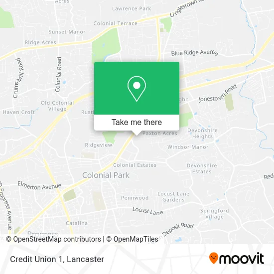 Credit Union 1 map