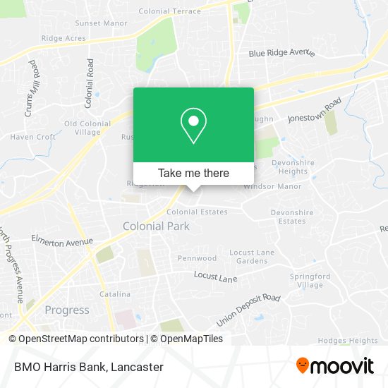 Mapa de BMO Harris Bank