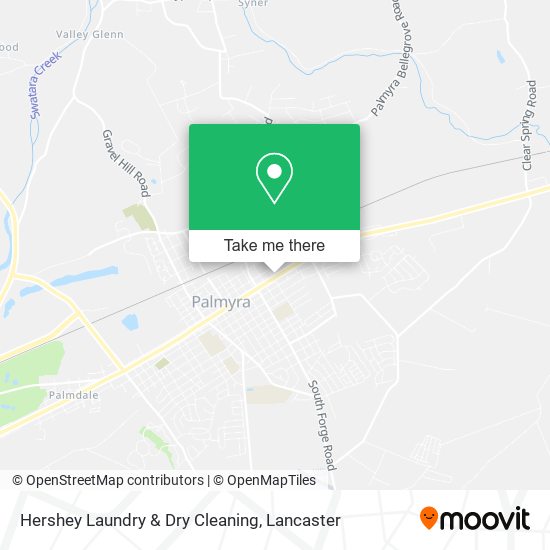 Hershey Laundry & Dry Cleaning map
