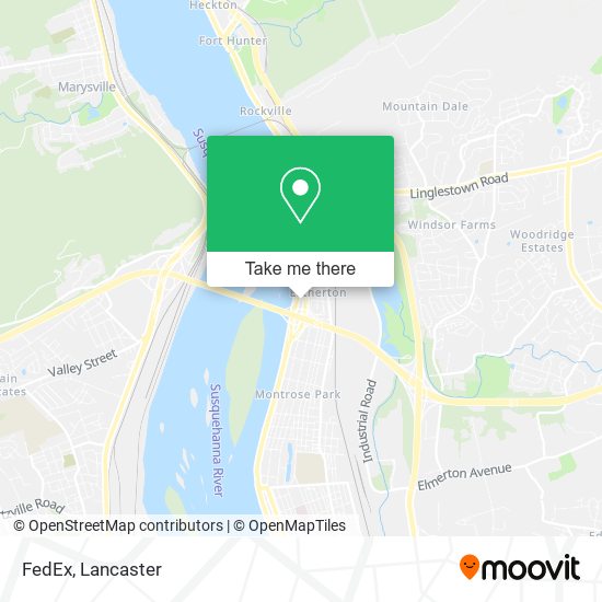 Mapa de FedEx