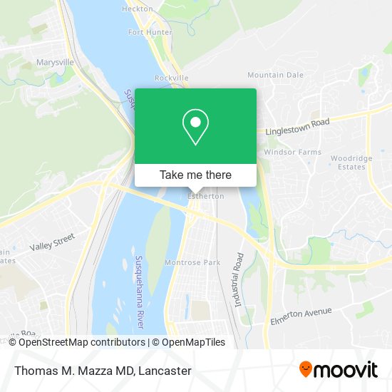 Thomas M. Mazza MD map