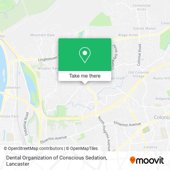 Mapa de Dental Organization of Conscious Sedation
