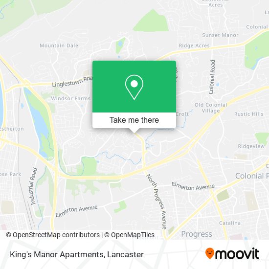 King's Manor Apartments map