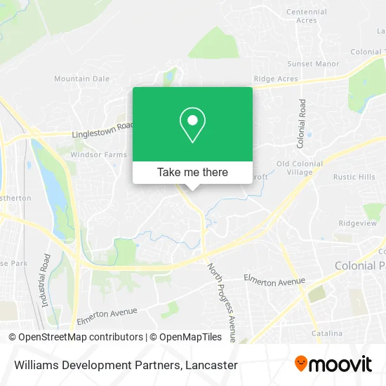 Williams Development Partners map