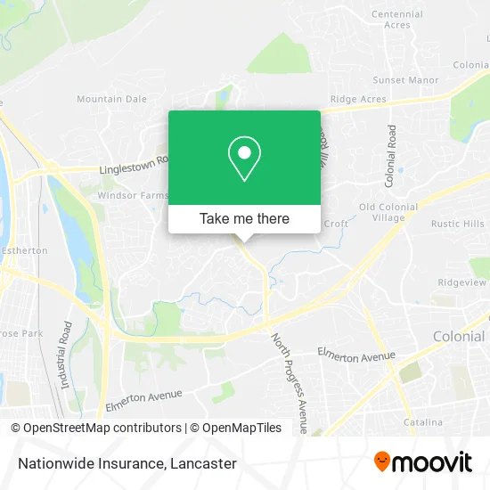 Nationwide Insurance map
