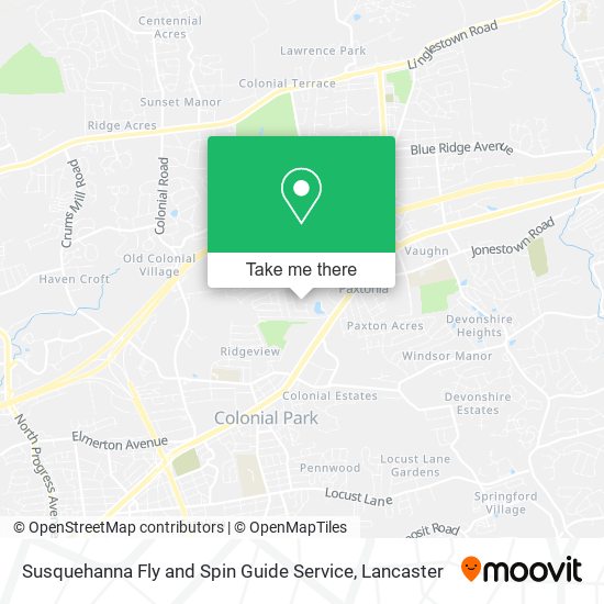 Susquehanna Fly and Spin Guide Service map