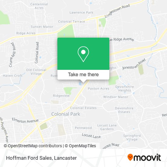 Mapa de Hoffman Ford Sales