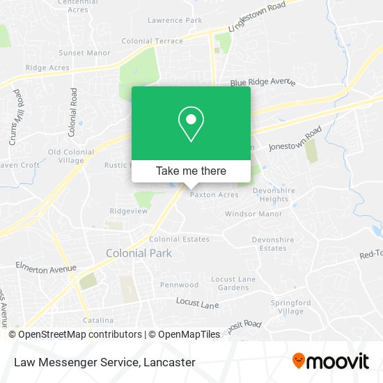 Law Messenger Service map