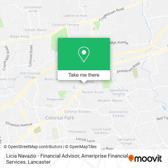 Mapa de Licia Navazio - Financial Advisor, Ameriprise Financial Services