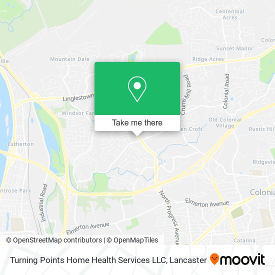 Turning Points Home Health Services LLC map