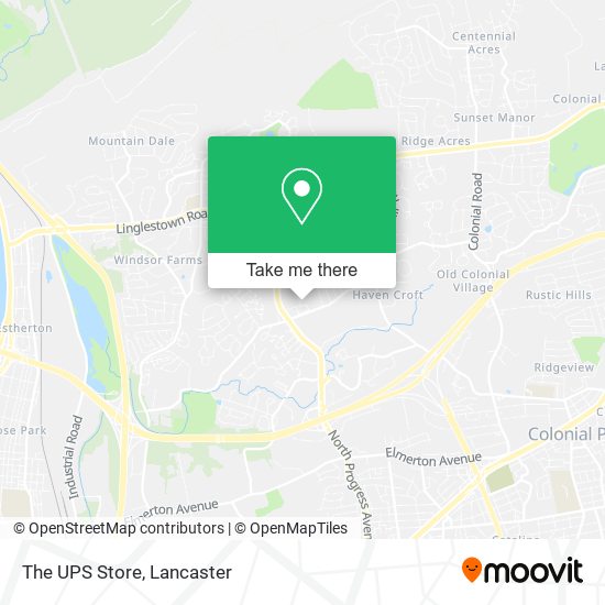 Mapa de The UPS Store