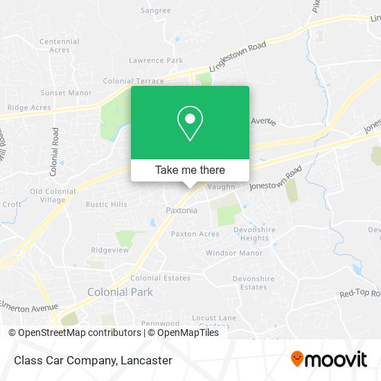 Class Car Company map
